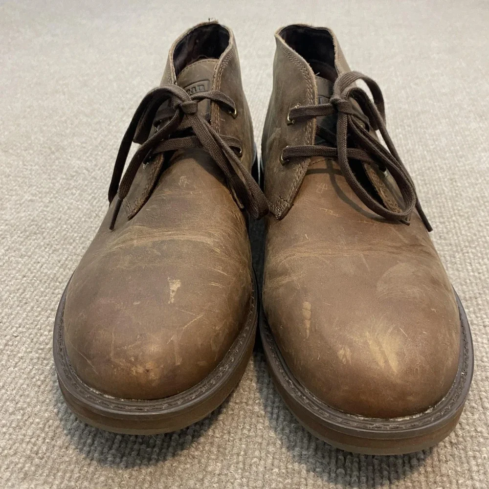 L.L. Bean Boots Mens Size 10 Brown Leather Chukka Ankle Casual Comfort 511447
